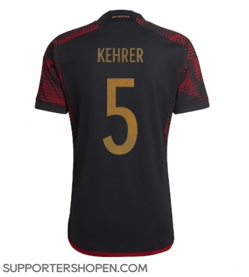 Tyskland Thilo Kehrer #5 Borta Matchtröja VM 2022 Kortärmad